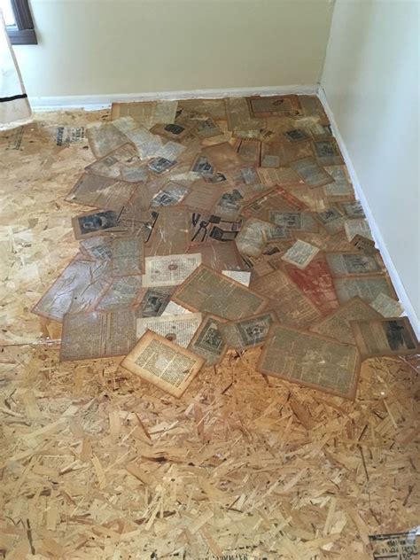 Paper Bag Floor Diy - Flooring Images