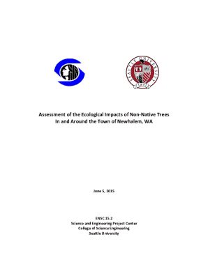 Fillable Online Assessment Of The Ecological Impacts Of Non Native