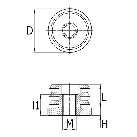 Tube Inserts With Plastic Thread Round Tube Verpas Bv