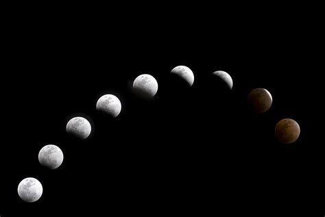 Time lapse Lunar Eclipse Photograph by John Panella - Fine Art America