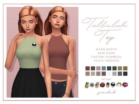 Sims 4 Best Maxis Match Cc Margaret Wiegel