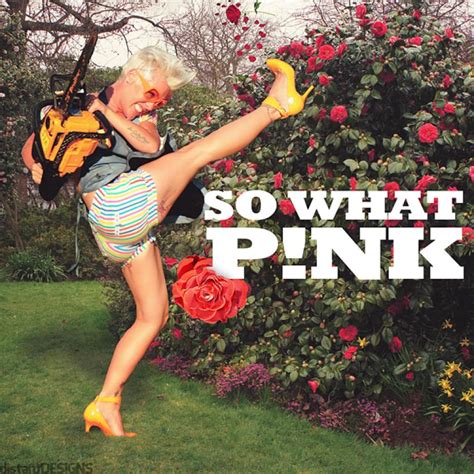 Pink So What Album Cover