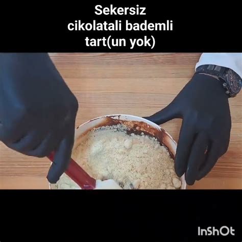 almond tart chocolatte sekersiz çikolata ve badem un yok YouTube