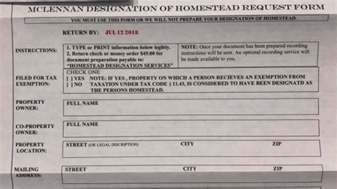 Hays County Homestead Exemption Form 2023