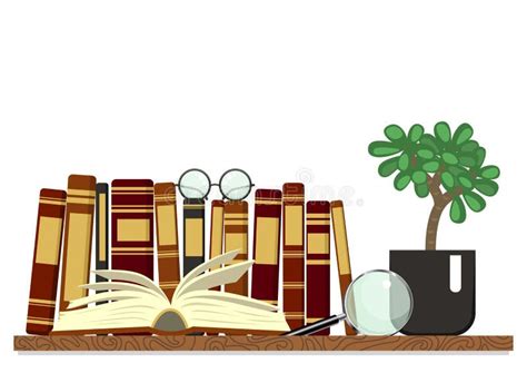 Books on the shelf stock vector. Illustration of graffiti - 28663285