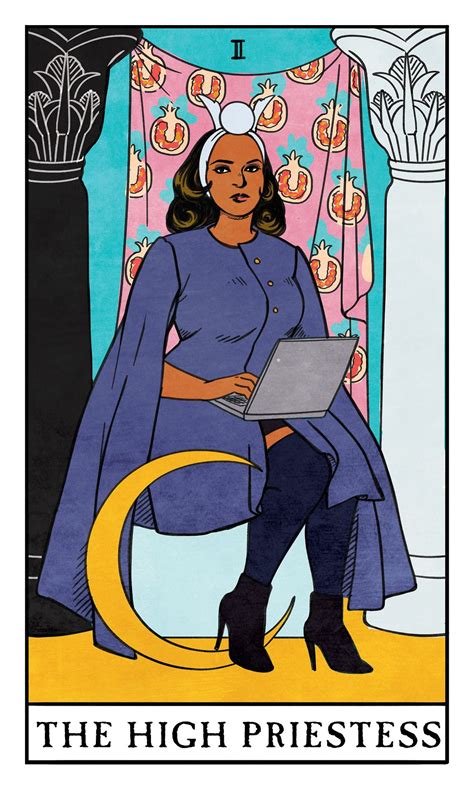 The High Priestess Tarot Card Design In My Upcoming Modern Witch Major