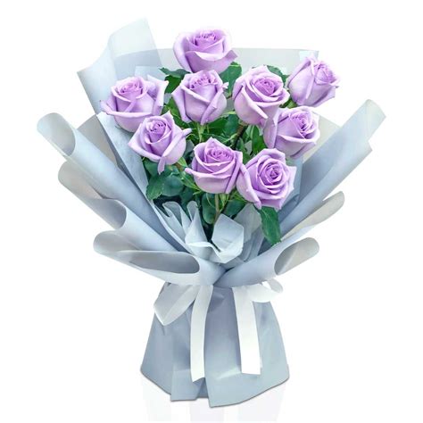 Purple Blooms Bouquet Choiceflowersuae