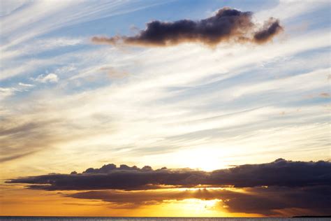 Bakgrundsbilder Strand Hav Kust Horisont Moln Himmel Sol