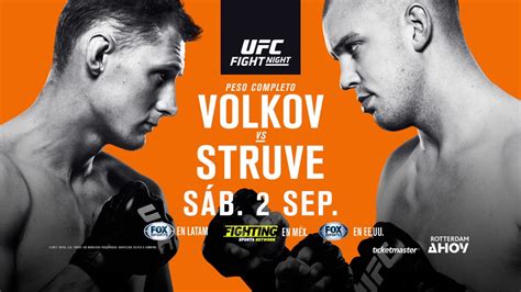 Ufc Fight Night Rotterdam Volkov Vs Struve Youtube