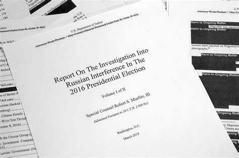 House Issues Subpoena For Full Unredacted Mueller Report News