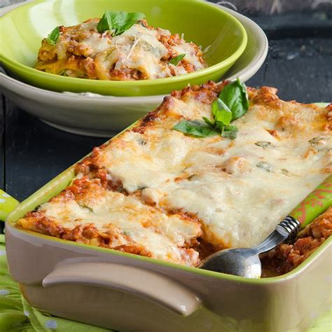 Recette Lasagnes aux courgettes steak haché et basilic facile rapide