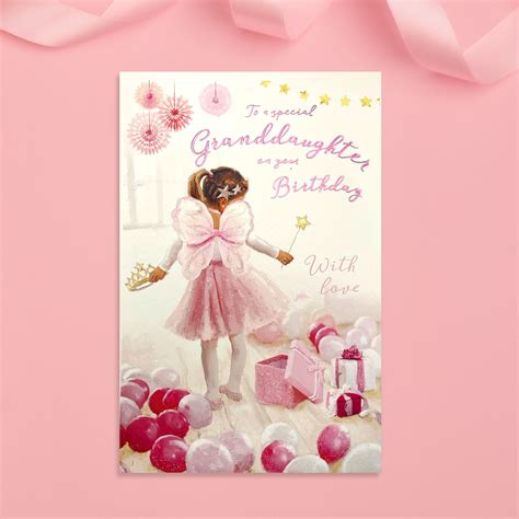 Special Granddaughter Birthday Fairy Card