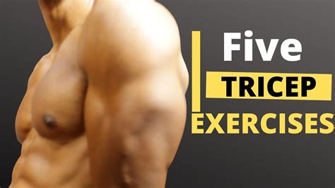 5 At Home Body Weight Tricep Exercises Youtube