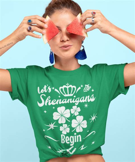 Let The Shenanigans Begin Shirt Couples Matching St Patricks Etsy