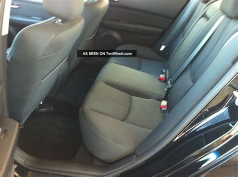 2012 Mazda 6 I Sedan 4 Door 2 5l Black On Black