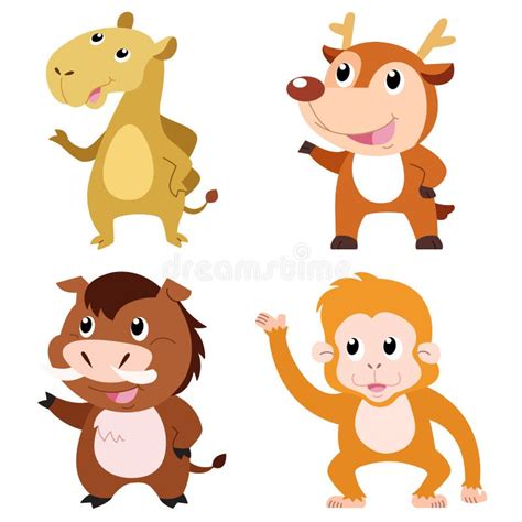 A group of monkeys stock vector. Illustration of giggling - 35321883