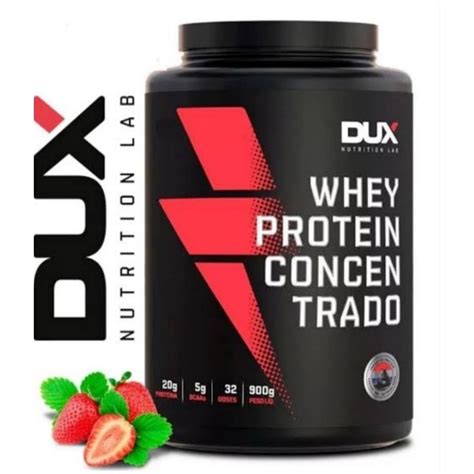 Whey Protein Concentrado 450g 900g Dux Shopee Brasil