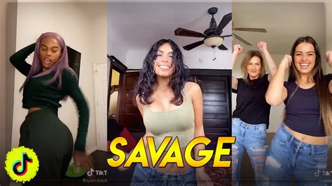 Im A Savage Viral Tiktok Dance Compilation And Tutorial Im A Savage