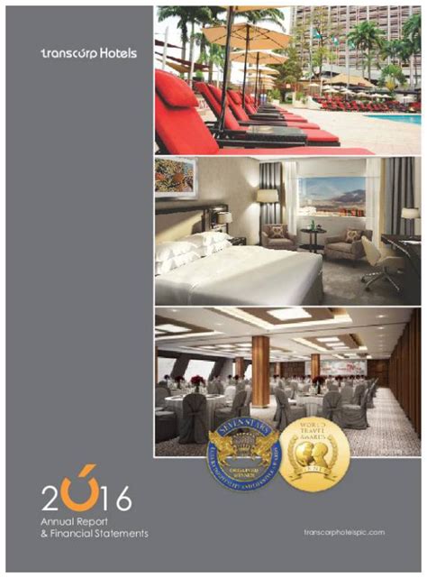 Transcorp Hotels Plc Tranho Ng Annual Report