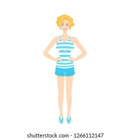 Sexy Blonde Sailor Woman Stock Illustrations Images Vectors Shutterstock