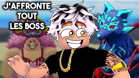 J Affronte Tout Les Boss Avec Kitsune Blox Fruits Youtube