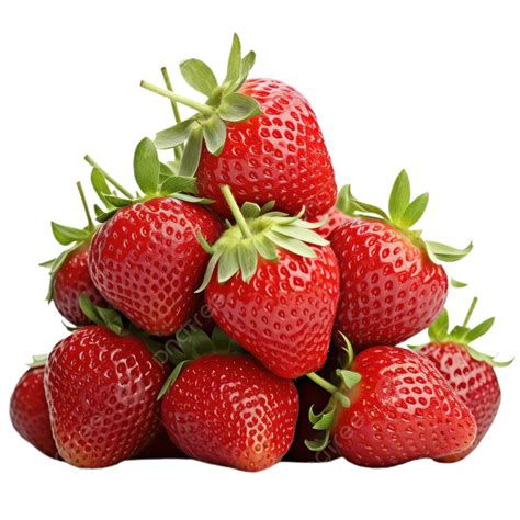 Fresh Strawberries Transparent Background Fresh Fruit Transparent