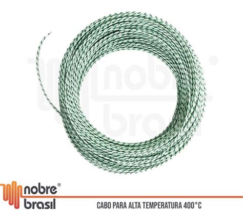 Cabo Alta Temperatura Silicone Fibra Mm C Mts Parcelamento