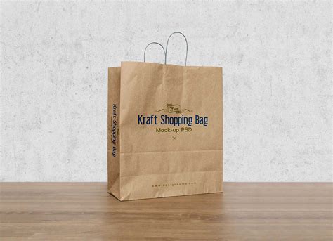 Free Kraft Paper Shopping Bag Mockup Psd Good Mockups