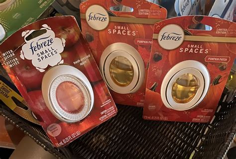 3 Pack Febreze Small Spaces Fresh Apple Pumpkin Spice 025 Fl Oz Each Ebay