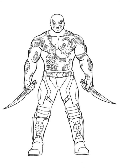 Star Lord Guardians Of The Galaxy Coloring Pages Guardians Of The