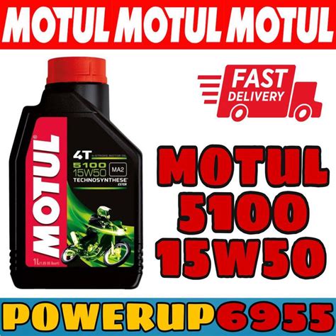 100 ORIGINAL MOTUL 4T 3100 5100 10W40 15W50 MOTORCYCLE MOTOSIKAL