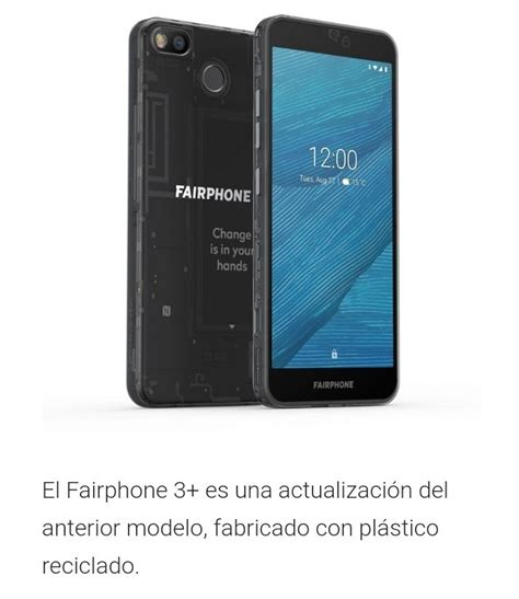 Quantógrafo on Twitter Fairphone 3 El teléfono móvil diseñado y