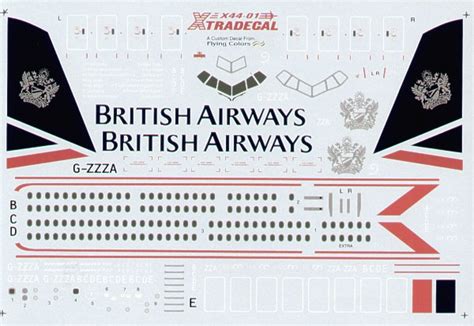 Xtra Decal X Boeing British Airways Landor Scheme