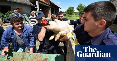 Floods In The Balkans In Pictures World News The Guardian