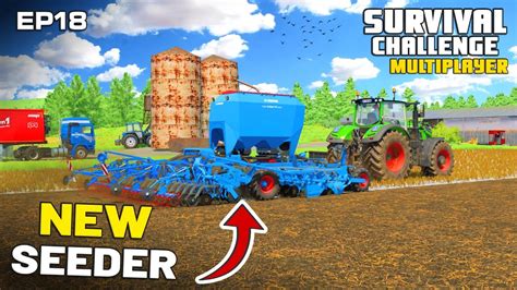 Upgrading To A Lemken M Seed Drill Survival Challenge Multiplayer Fs