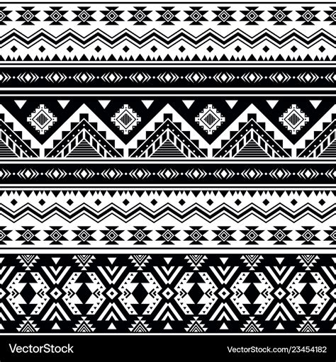 Tribal Ethnic Seamless Pattern Royalty Free Vector Image