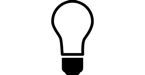 A Black And White Image Of A Light Bulb