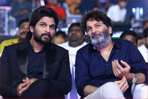 Allu Arjun With Trivikram After Pushpa