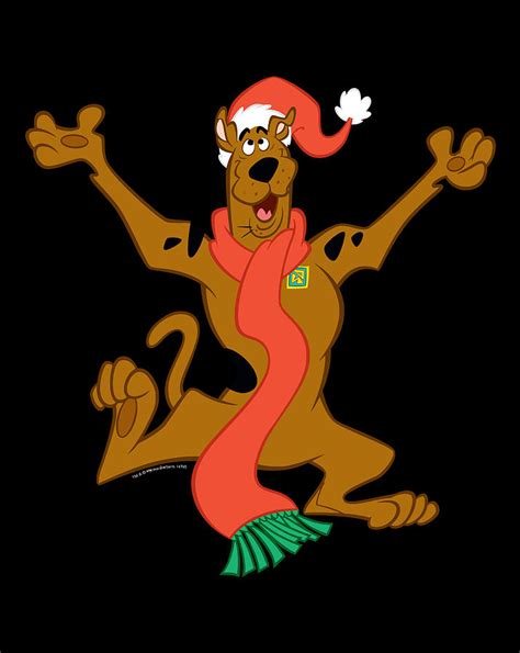 Scooby Doo Christmas Hugs Digital Art By Jane Arthur