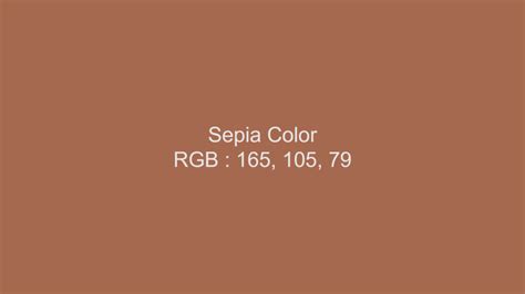 The Charm Of Sepia Color A Look At The Timeless Color In Photography