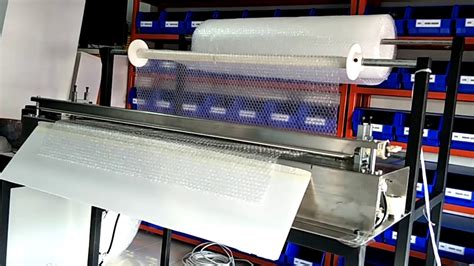 Air Bubble Sheet Cutting Machine Youtube