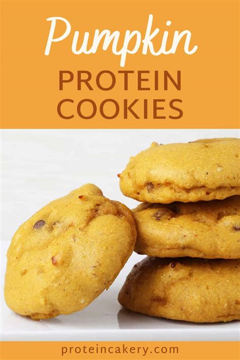 Pumpkin Protein Cookies Easy Healthy Low Calorie Proteincakery