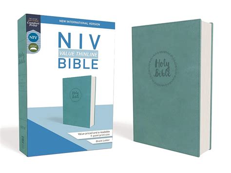 Niv Value Thinline Bible Imitation Leather Blue New International