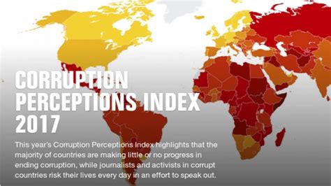 Corruption Perception Index 2017 Explained For Rbi And Nabard 2018