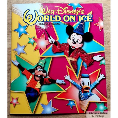 Walt Disney S World On Ice Program O Briens Retro Vintage