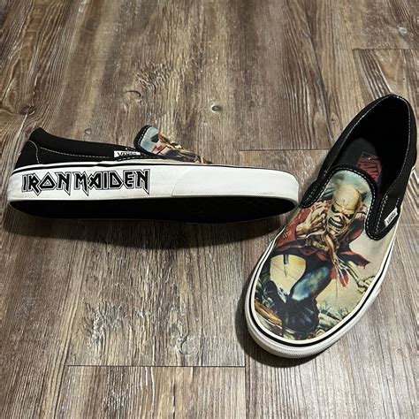 Iron Maiden Trooper X Vans Classic Slip On Shoe Vn Oe Gem