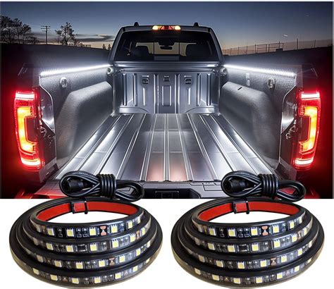 Amazon Autuneer Inch Led Truck Bed Lights Pcs White Truck Bed