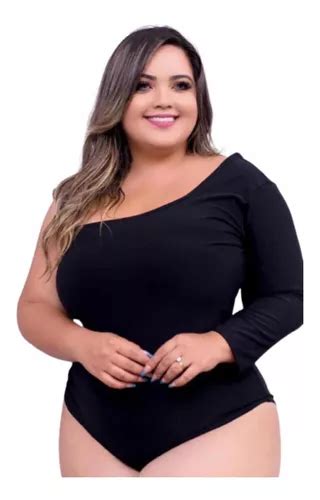 Blusa Modelo Bori Body Plus Size De Suplex Feminina Mercadolivre