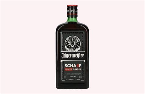 Jägermeister SCHARF SPICED Ginger Kräuterlikör 33 Vol 0 7l