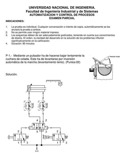 Automatizaci N Y Control De Procesos Examen Parcial Study Ingenieros